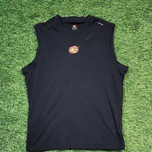 Energie Black Sleeveless Tank Top Y2k 00s Vintage